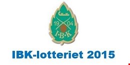 Siste trekninger i IBK-lotteriet 2015